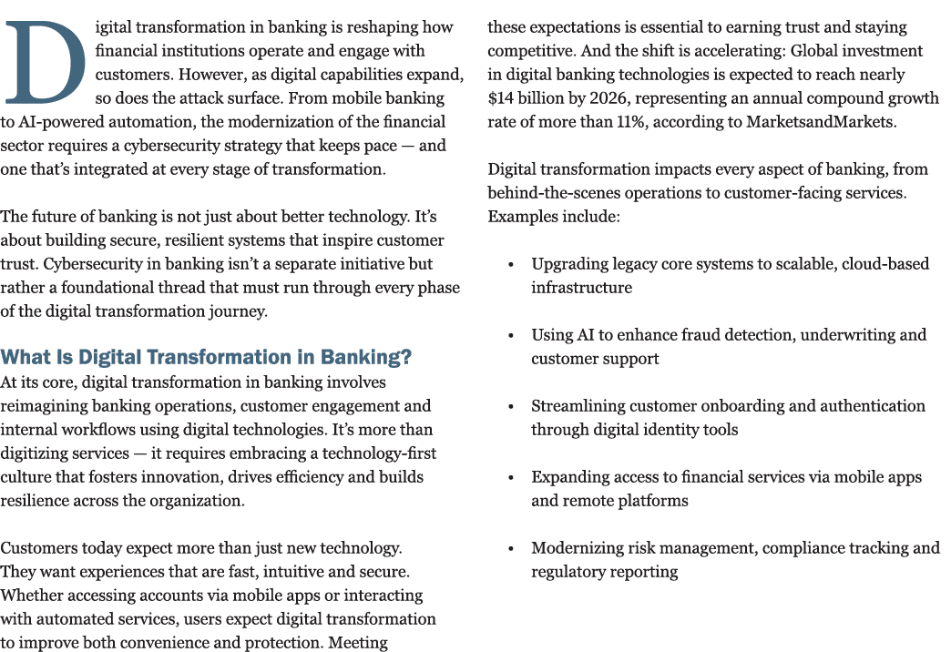 Digital transformation in banking is reshaping how financial institutions operate and engage with customers. However,...
