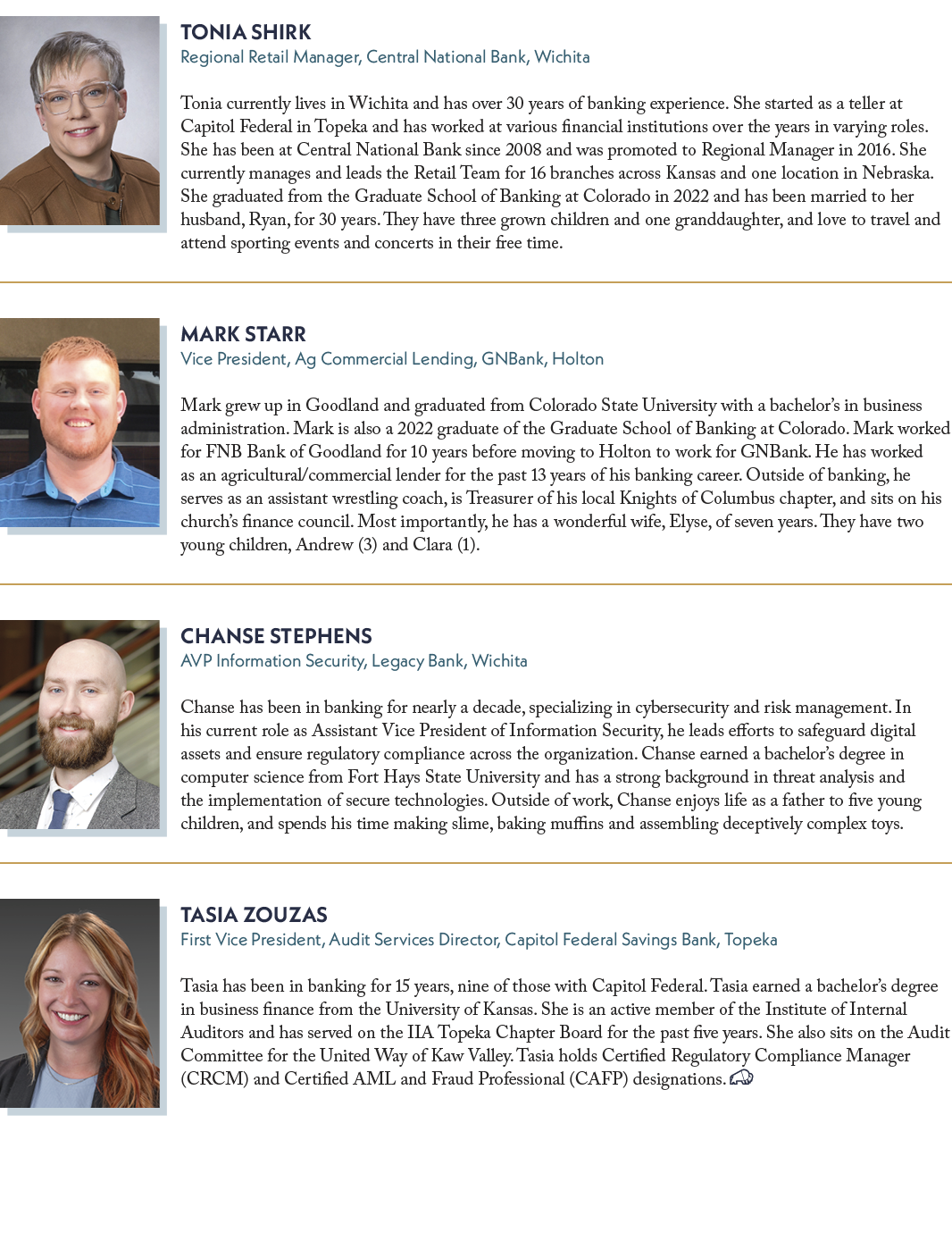 ​￼​Tonia Shirk Regional Retail Manager, Central National Bank, Wichita Tonia currently lives in Wichita and has over ...