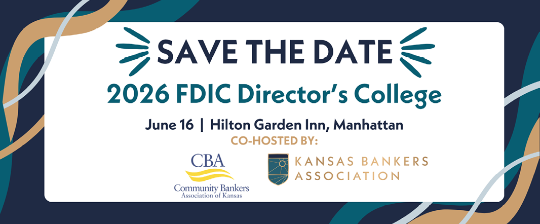 A poster advertising a 2026 FDIC Director's College event at the Hilton Garden Inn in Manhattan. AI generated content